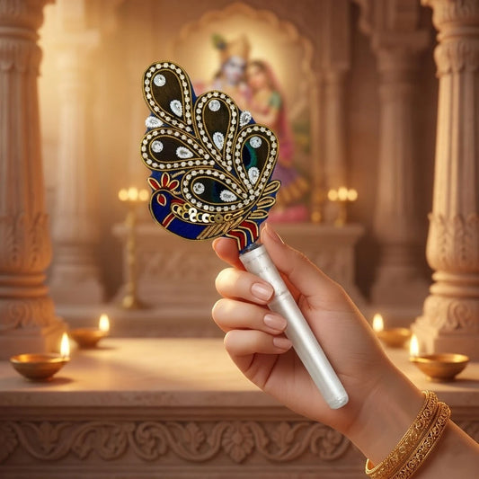 Silver Peacock Design Morpankh