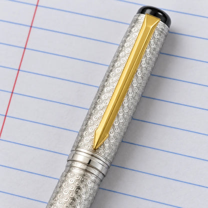 Silver Pen Premium Pure Silver Texture