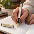 Silver Pen Premium Pure Silver Texture