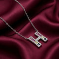 Silver Personalised "H" Symbol Chain With Pendant