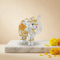 Silver Plated Elephant Idol For Home Decor or Gift Purpose