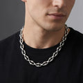 Silver Radiant Linked Shiny Based Boys Chain