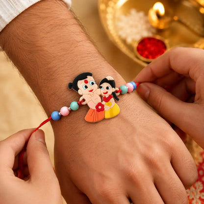 Silver Rakhi Chhota Bheem Kids