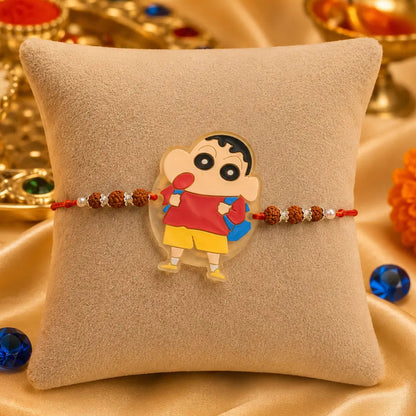 Silver Rakhi Shin Chain