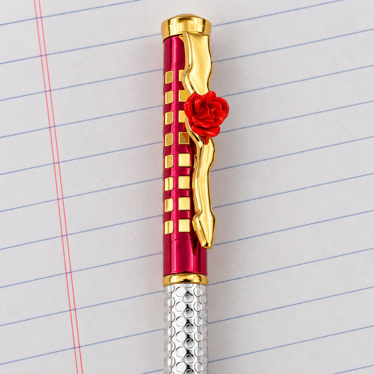Silver Red Rose Pen for gift