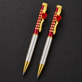 Silver Red Rose Pen
