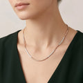Silver Rose Gold Radiant Chain