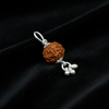 Silver Rudraksha Classic Ghungroo Pendant