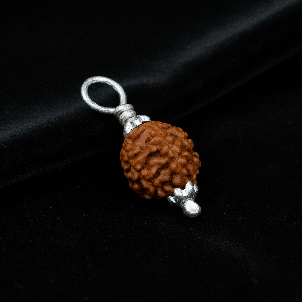 Silver Rudraksha Classic Pendant