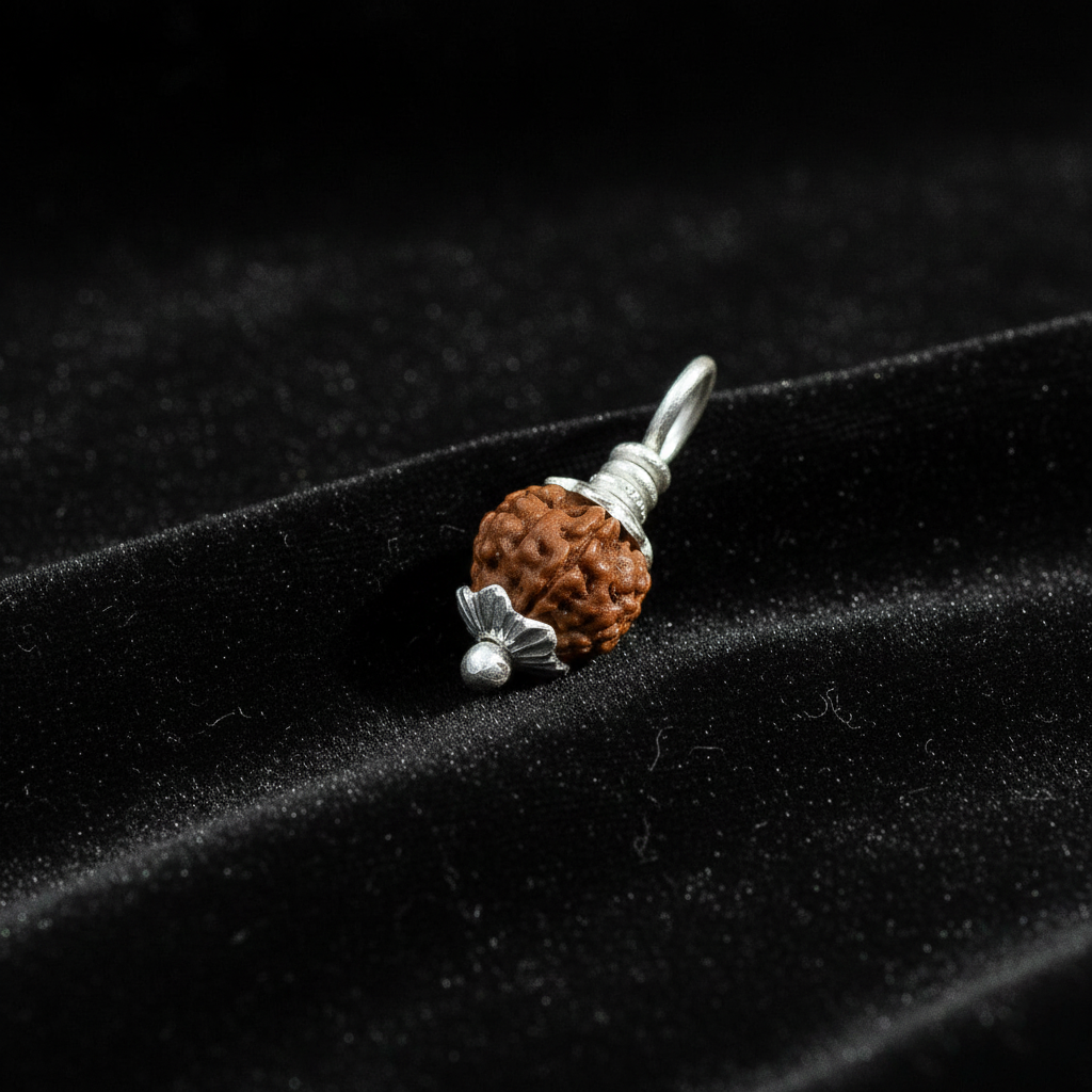 Silver Rudraksha Classic Pendant