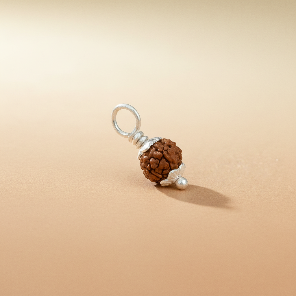 Silver Rudraksha Classic Pendant
