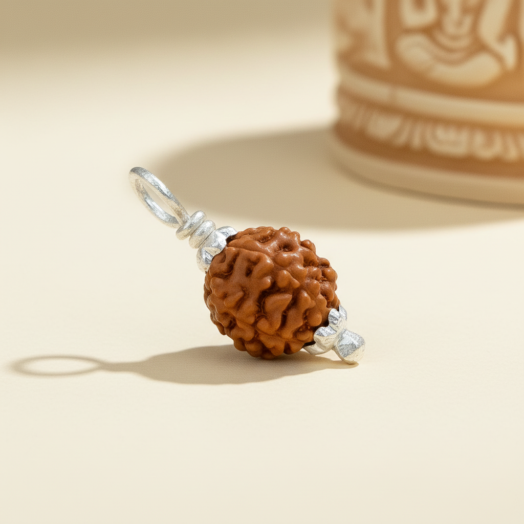 Silver Rudraksha Classic Pendant