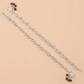 Silver Shell Design with Small Ghungroo Payal