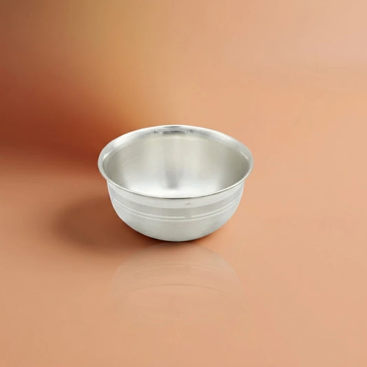 Silver Shiny Luxurious Utensil Bowl