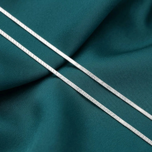 Silver Shiny Triple Orange Beads Payal