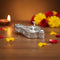 Silver Sindoor Box with Peacock Design