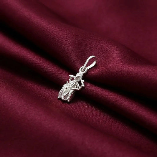 Silver Standing Ganesh Ji Pendant