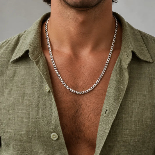Silver Sterling Great Desire Boys Chain
