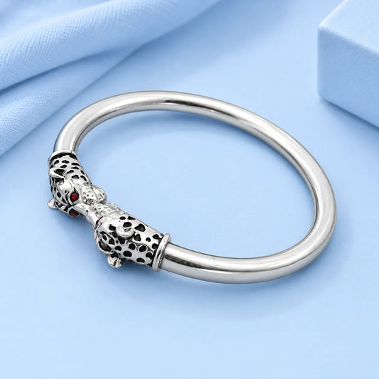 Silver "Symbolized Of Tiger" Boys Kada