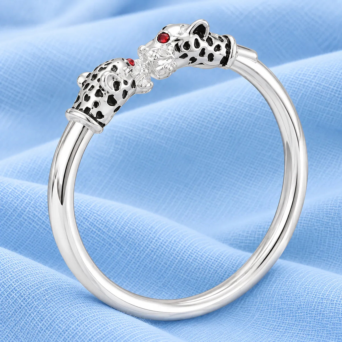 Silver "Symbolized Of Tiger" Boys Kada