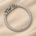 Silver Tiger Design Baby Kada