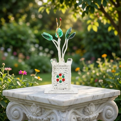 Silver Traditional Religious Tulsi