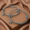 Silver Traditional Vintage Bell Girls Kada Payal