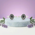 Silver Traditional White Gem Toe Rings