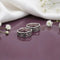 Silver Twisted Heart Toe Rings