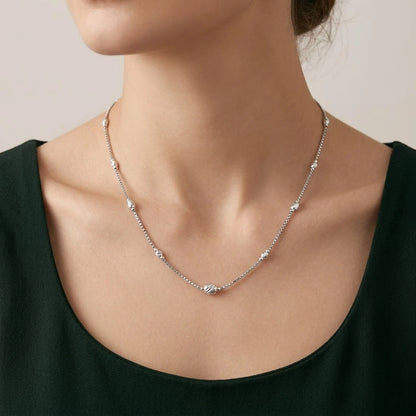 Silver Twisted Treasure Chain