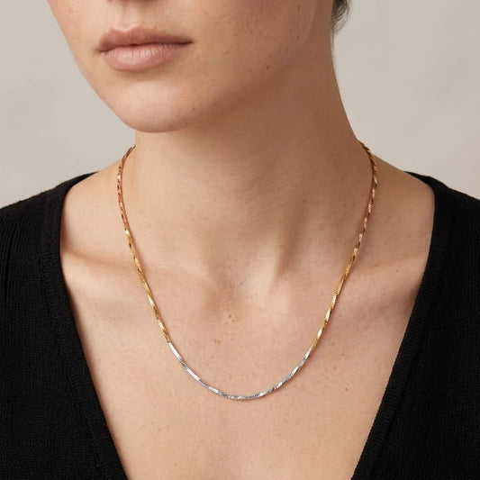 Silver Twisted Treasure Women's Chain