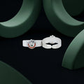 Silver Unique Design Orange Gem Stone Bichhiya for Girls