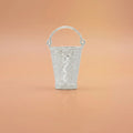 Silver Unique Flower Variant Bucket