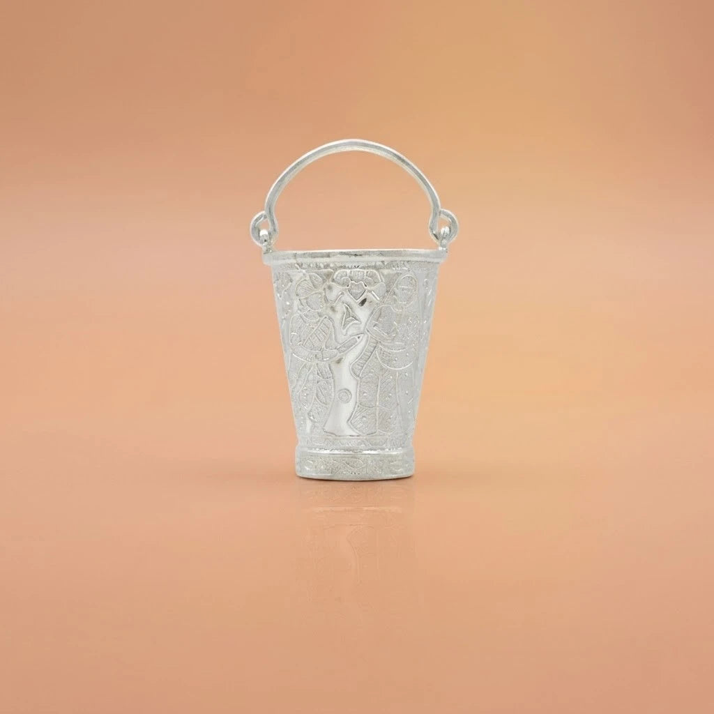 Silver Unique Flower Variant Bucket