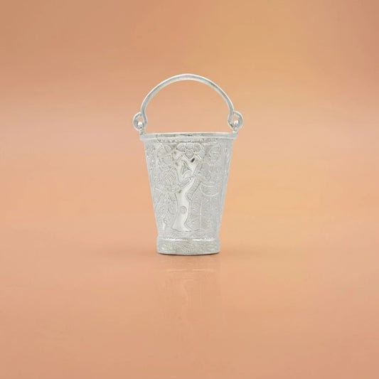 Silver Unique Flower Variant Bucket