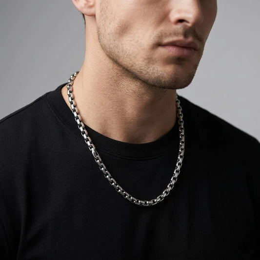 Silver Unity Soft Linked Boys Chain