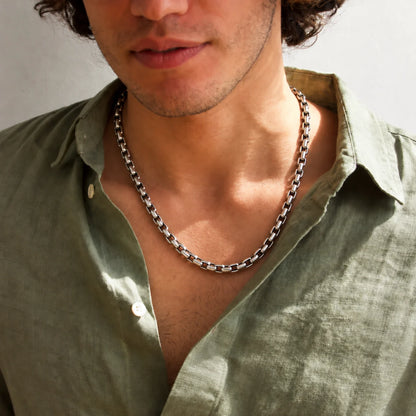Silver Unity Soft Linked Boys Chain
