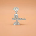 Silver Venerable Shivling In Sheshnag Statue