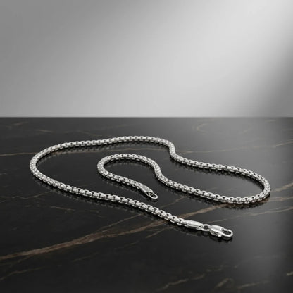 Silver Vintage Stylish Rolo Chain for Him