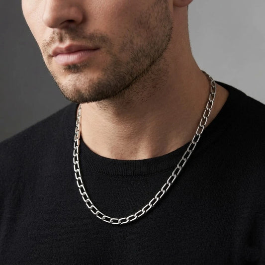 Silver Whimsical Charm Boys Chain