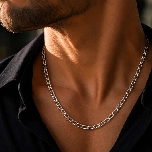 Silver Whimsical Charm Boys Chain
