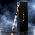 Silver White Gem Stone Pen