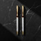 Silver White Gem Stone Pen (2 pcs Combo)