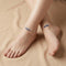 Slim Silver Evil Eye Anklet