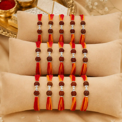 Spiritual_Silver_Rakhi_Double_Rudraksha_Design_15_pcs