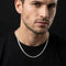 Sterling SIlver Simple Design Chain Pendant For Men's