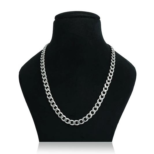 Sterling Silver Curb Chain For Boys
