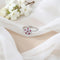 Sterling Silver Floral Ring with Purple and White Stone