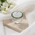 Sterling Silver Green Stone Ring For Girl's