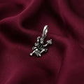 Sterling Silver Hanuman Ji Lifted Dunagiri Mountain Pendant